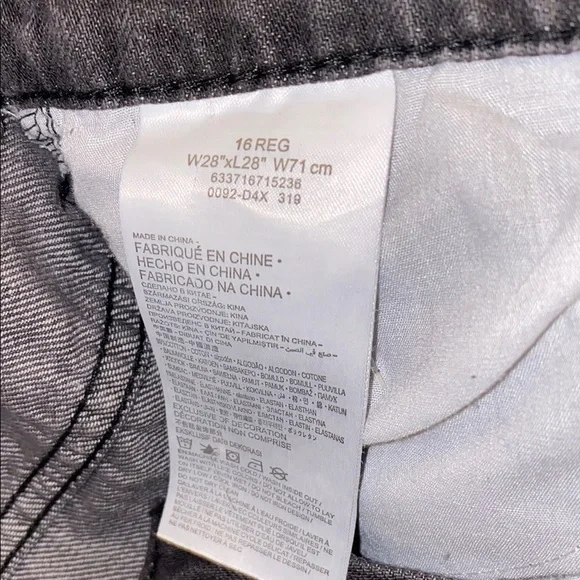 Levi's 502 Regular Taper Fit Jeans Faded Size 16 REG 28x28 - Picture 10 of 12